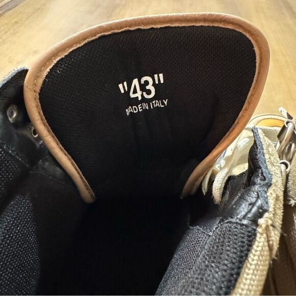 Off-White Virgil Abloh Sneaker Hiking Boot Size 43 Arrow Motif Deadstock - Picture 8 of 16